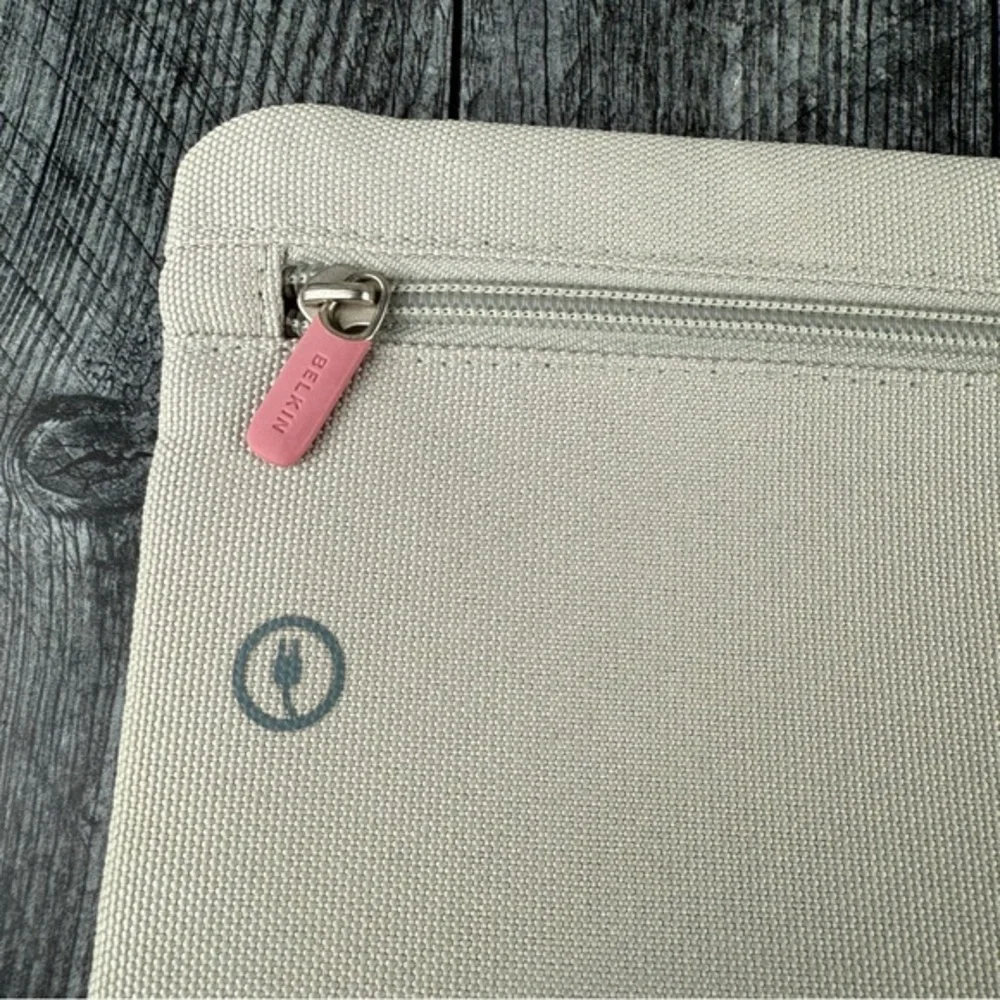 Belkin‎ Laptop Shoulder Bag Messenger Bag Gray Pink Accents Cute Design15